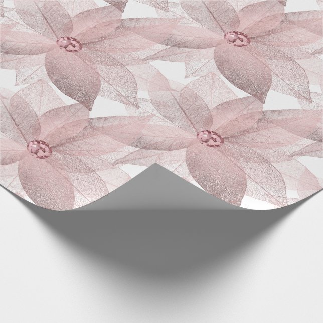 Papier Cadeau Floral White Bridal Graduatio Anniversaire 16e Bla (Coin)