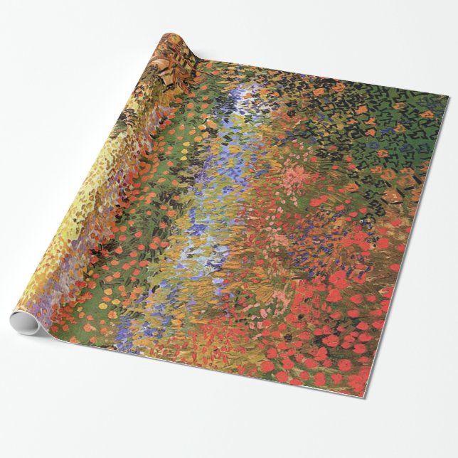 Papier Cadeau Flower Garden, Vincent van Gogh. (Déroulé)