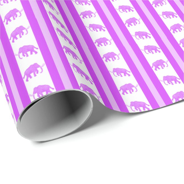 Papier Cadeau Fluorescent Mammoth  (Coin rond)