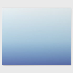 Papier Cadeau Fond dégradé bleu minimal