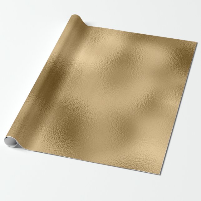 Papier Cadeau Fond d'or (Déroulé)
