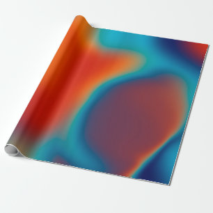 Papier Cadeau Fond flou abstrait avec lumière bleue colorée 