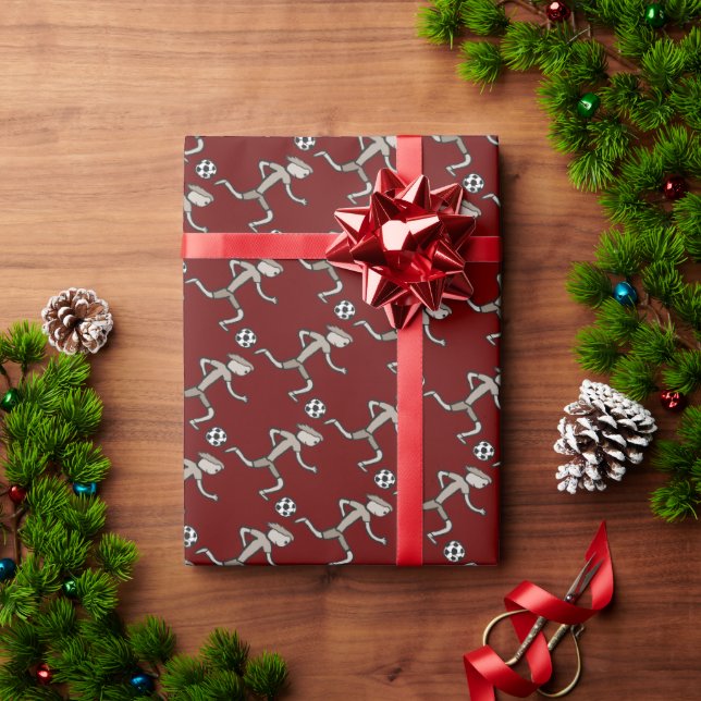 Papier Cadeau Football (Cadeau de vacances)