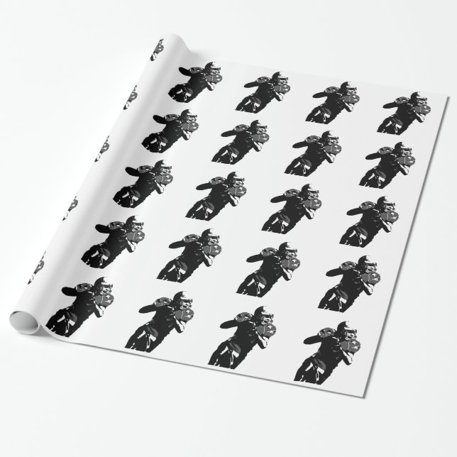 Papier Cadeau Football (Déroulé)