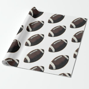 Papier Cadeau Football américain Motif moderne sans faille