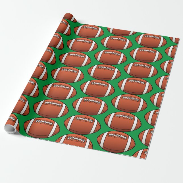 Papier Cadeau Football anniversaire (Déroulé)