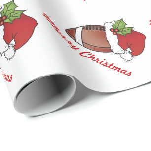Papier Cadeau Football de Noël