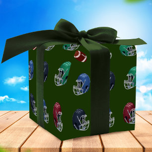 Papier Cadeau Football Et Casques