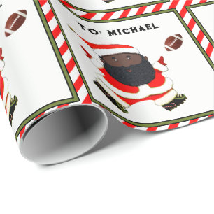Papier Cadeau Football Noël
