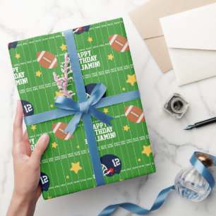 Papier Cadeau Football Super Star