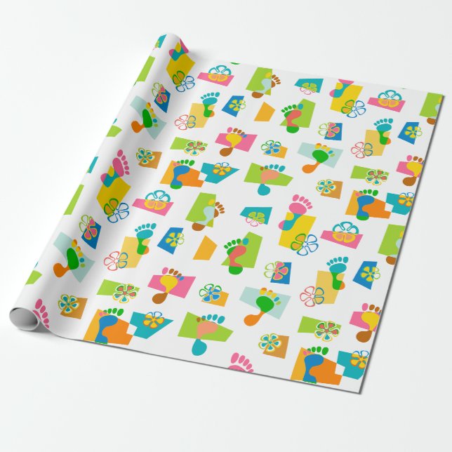 Papier Cadeau Footin maladroit (Déroulé)