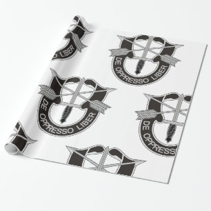 Papier Cadeau Forces spéciales SF De Oppresso Liber