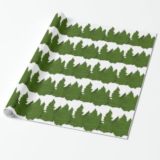 Papier Cadeau Forêt de pin