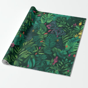 Papier Cadeau Forêt tropicale luxuriante