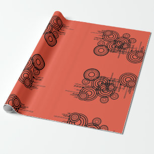 Papier Cadeau Formes futuristes amusantes