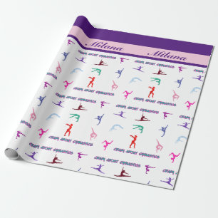 Papier Cadeau Fou de la gymnastique