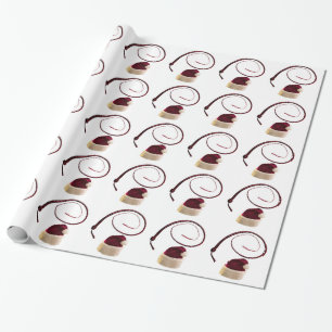 PAPIER CADEAU FOUET DE PÈRE NOËL