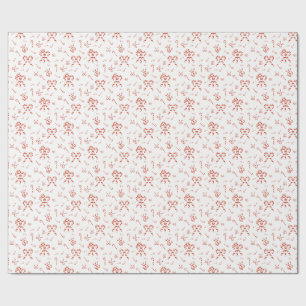 Papier Cadeau Fouillis de cannes de bonbon