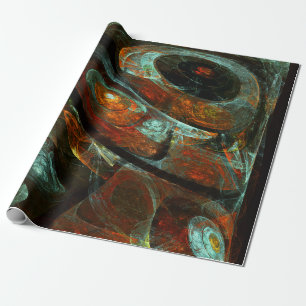 Papier Cadeau Fractionner l'art Abstrait