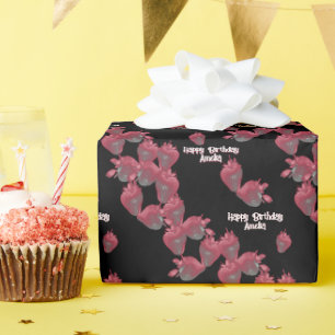Papier Cadeau Fraises sucrées Personnalisées