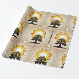 Papier Cadeau "Frappé par la nature"