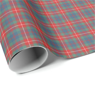 Papier Cadeau Fraser de Lovat Ancient Clan Tartan