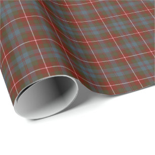 Papier Cadeau Fraser de tartan patiné de clan de Lovat