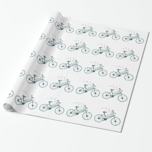 Papier Cadeau Freedom Bike avec des papillons Design
