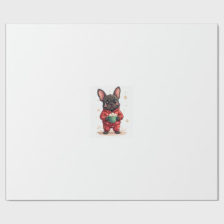 Papier Cadeau French Bulldog Cozy Cocoa