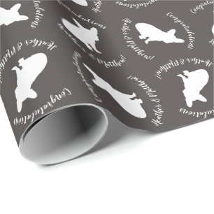 Papier Cadeau French Bulldog Theme Party - Baby shower neutre