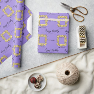 Papier Cadeau FRIENDS™ Cadre de judas Joyeux Anniversaire