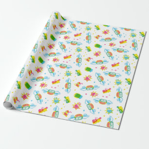 Papier Cadeau FRIENDS™   Motif Néon Central Perk