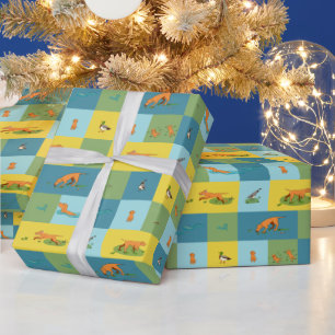 Papier Cadeau Frolicking Vizslas