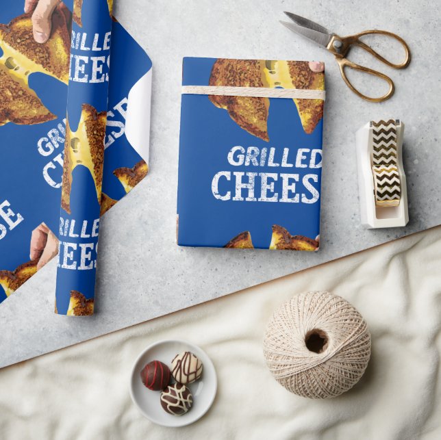 Papier Cadeau Fromage grillé (Artisanat)