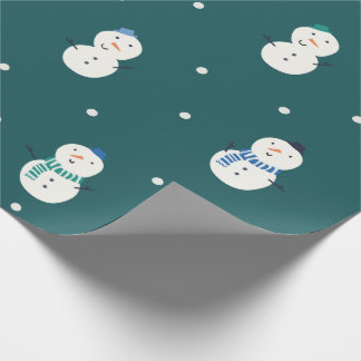 Papier Cadeau Frosty Friends par Primary.com