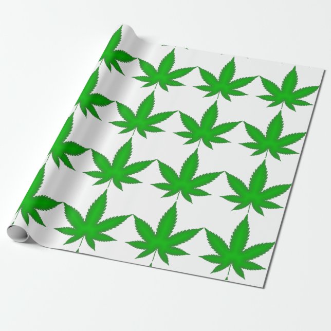 Papier Cadeau Fruit de mauvaise herbe Noël personnalisé (Déroulé)