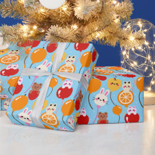 Papier Cadeau Fruit Flottant (LISER CI-DESSOUS)