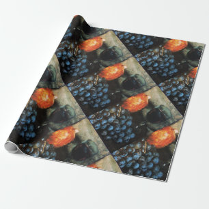 Papier Cadeau FRUITS DE SAISON, Raisins rouges PROSPÉRITÉ, Papil