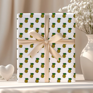Papier Cadeau Fruits d'été tropicaux Motif d'ananas