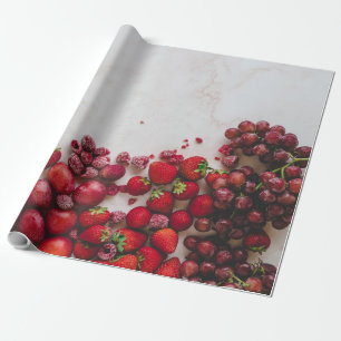 Papier Cadeau Fruits sains
