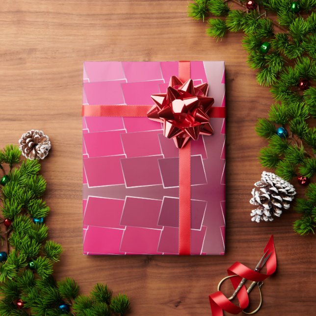 Papier Cadeau fuchsia 11 (Cadeau de vacances)