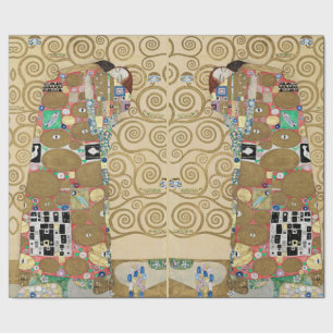 Papier Cadeau Fulfillment Gustav Klimt