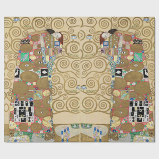 Papier Cadeau Fulfillment Gustav Klimt