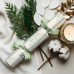 Papier Cadeau Fun Fa La La Bow Vintage Sheet Music Personnalisé