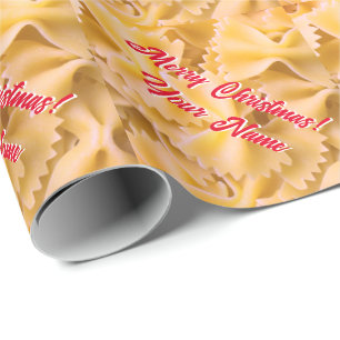 Papier Cadeau Fun farfalla Les pâtes italiennes formes sur mesur