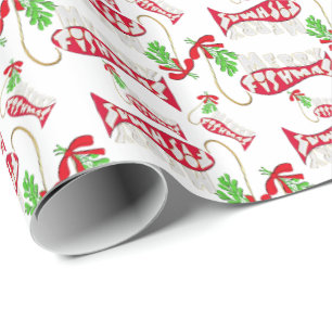 Papier Cadeau Funky Christmas Fishing - Merry Fishmas 2