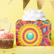 Funky Retro Motif Abstrait Boho