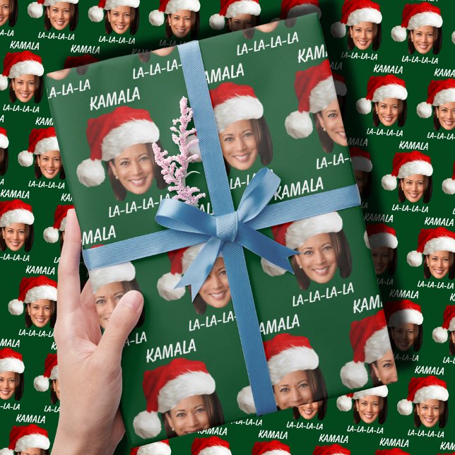 Papier Cadeau Funny Kamala Harris Christmas (Créateur téléchargé)