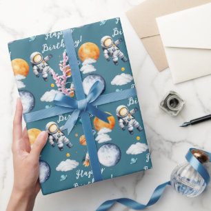 Papier Cadeau Fusée du 1er anniversaire Space ONE