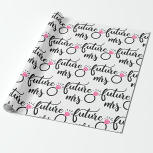 Papier Cadeau Futur Mme Bide sera Mariage, Fête des mariées Cade